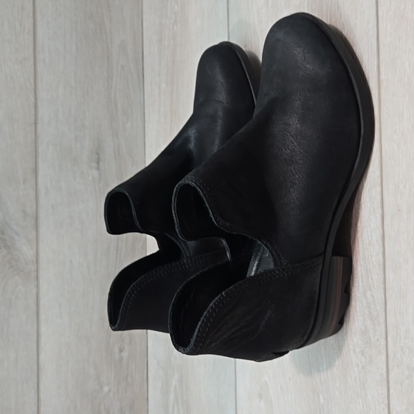 Sorwl Women's Ankle Cut Out Side Boots Shoes Chuncky Platform Sz 7 - Picture 2 of 10